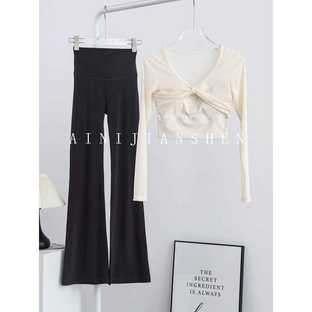 Malha roupas de Yoga topo feminino com almofada no peito curto esportes terno de Fitness profissional treinamento corrid
