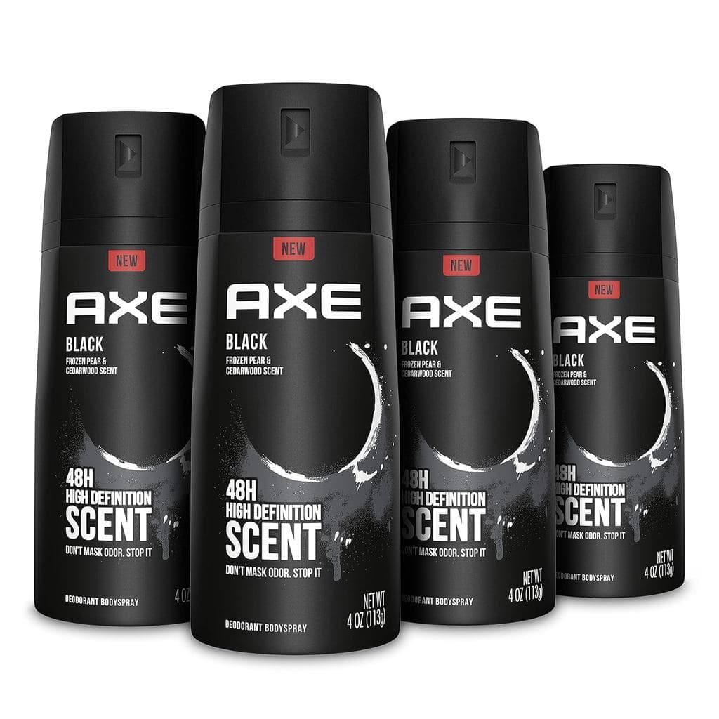 Desodorante Corporal AXE Black para Homens, Proteção contra Odor por 48 Horas, Pera Congelada e Cedro, Desodorante Corpo