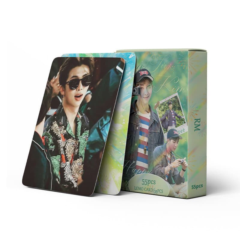 55 Unidades/Conjunto Kpop Idol BTS BT21 RM Cartões Postais lomo solo Para Fãs