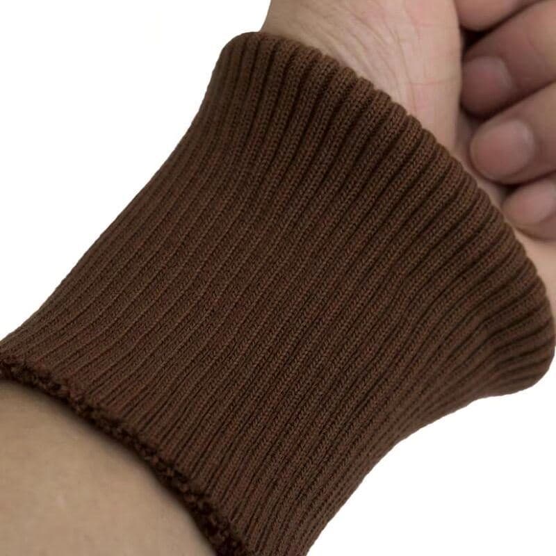 Calças soltas com punhos, espessura média, homens, mulheres, punhos, mangas de pulso, novo estilo, moda inverno, malha c