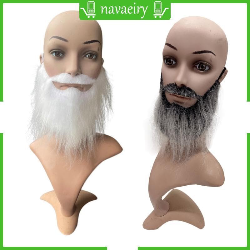 nava Barbas Falsas Bigodes Barba Halloween Engraçado Falsa Traje Festa Facial Cosplays Suprimentos Corda Ajustáve