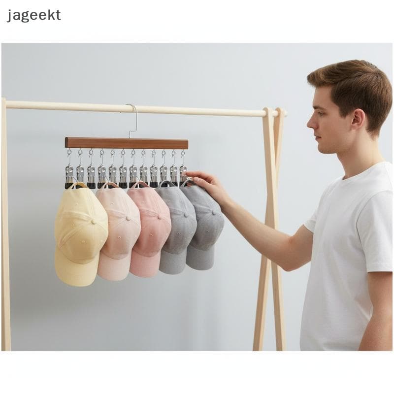 [jageekt] Organizador De Armário Com 10/12 Clipes , Suspenso Que Economiza Espaço , Prendedores De Roupa Para Cachecol E
