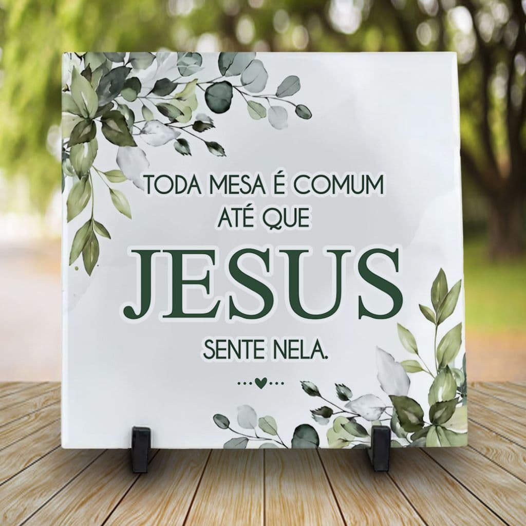 Azulejo Personalizado Frase de Jesus