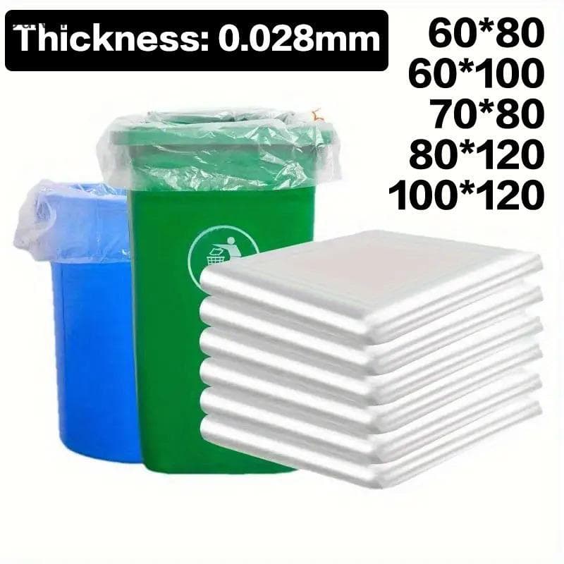 [B & C] 10 Peças Sacos De Armazenamento Transparentes Extra Grandes-thi À Prova D'água Filme De Poeira Caixa De Papelão