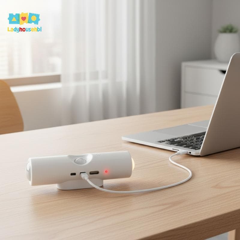 LAHG > Lâmpada De Parede LED Recarregável Com Sensor De Movimento Para Segurança Noturna Nova