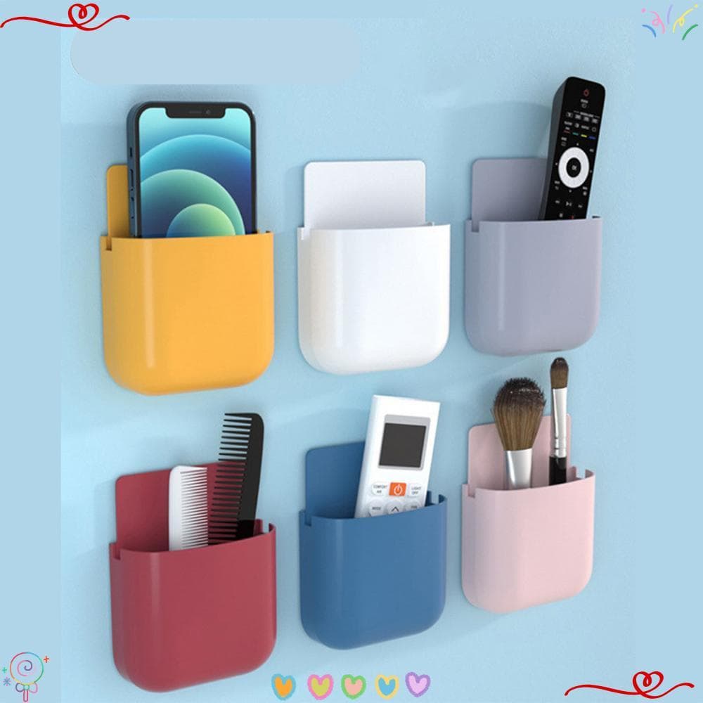Caixa De Armazenamento Remota De , Colocação Sem Perfuração De Recipiente Montada Na Parede , Suporte De Carregame