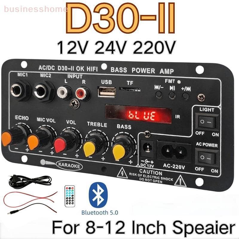 < busines > 12V 24V D30 D10 Amplificador De Carro Áudio De Saída De Alta Potência Para Veículo Barco Motocicleta Atualiz