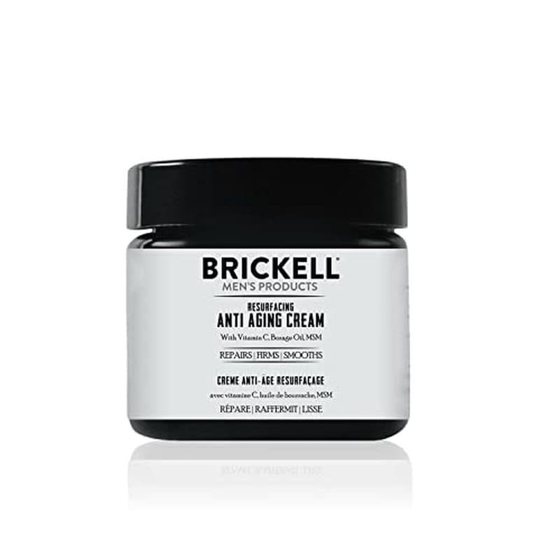 Brickell Men's Products Creme Facial Antienvelhecimento Resurfacing Para Homens , Hidratante Rugas , Com Vitamina C , Ól