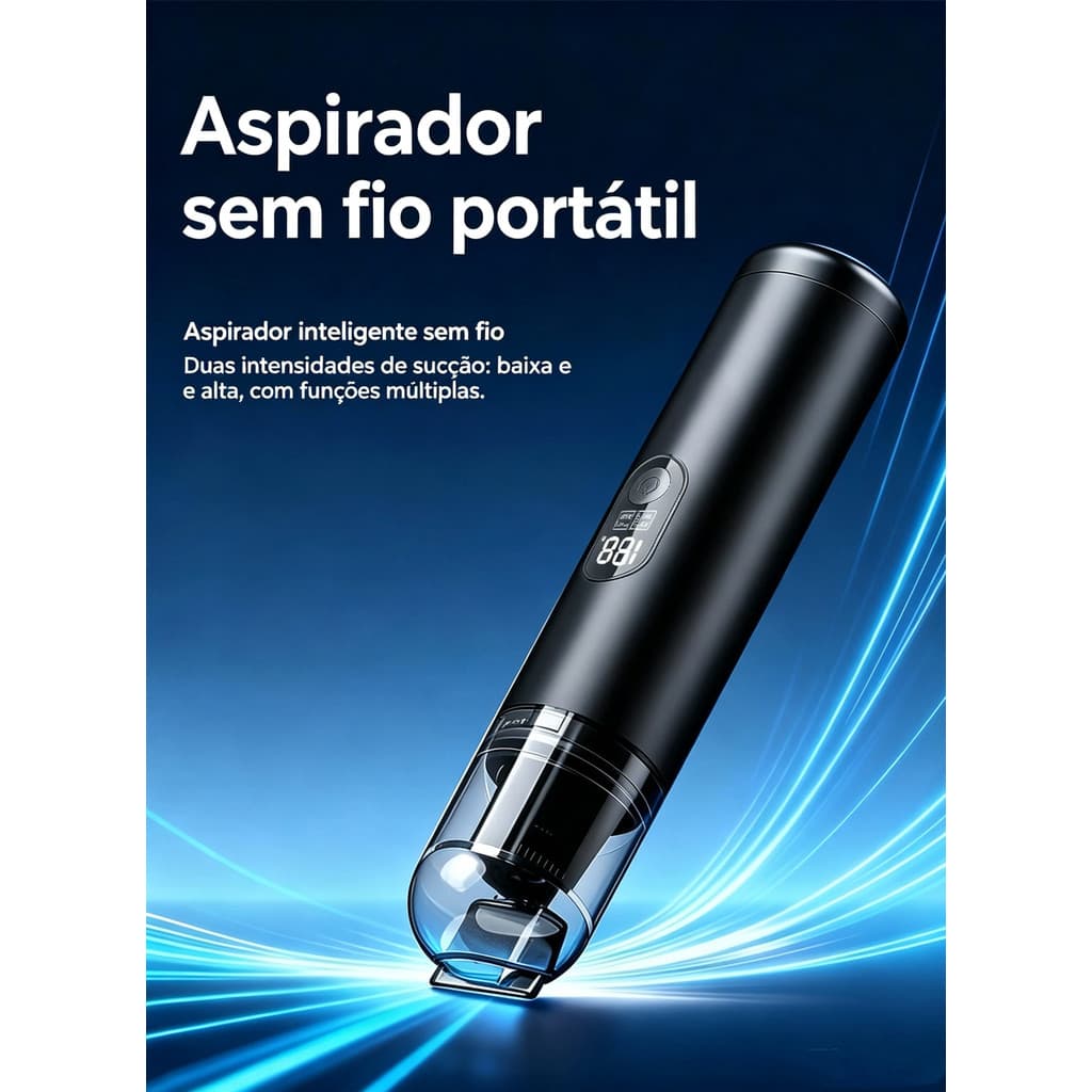 Aspirador de pó para carro, dedicado, alta sucção, sem fio, portátil, doméstico, pequeno, Mini sucção por sopro, aspirad