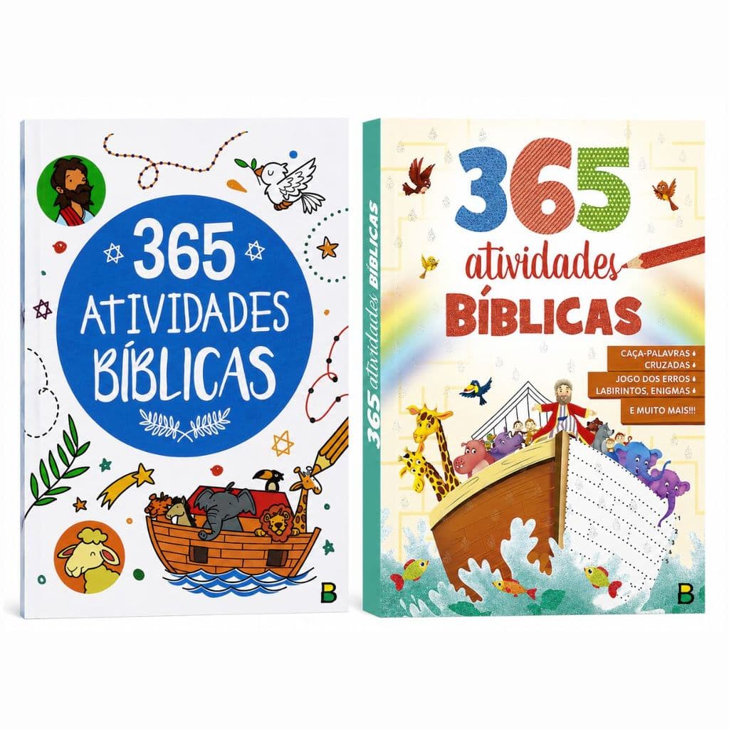 Kit 2 365 Atividades Bíblicas - Pé Da Letra | Todolivro