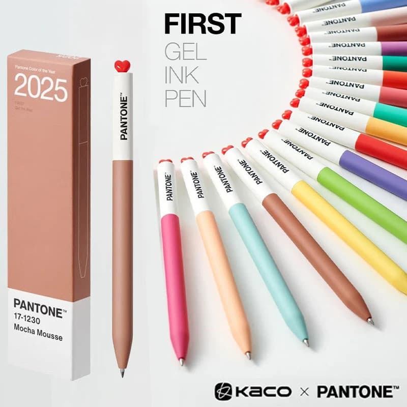 Canetas De Tinta Gel KACO PANTONE , Alta Qualidade 48 ° Ponta Esférica Dupla De Ângulo Baixo Ultrasuave 0.5 Mm 2 Unidade