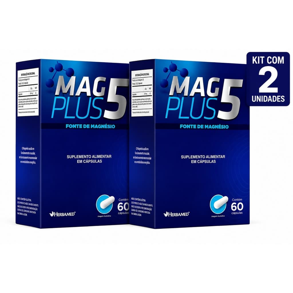 Kit 2 Mag Plus 5 Herbamed