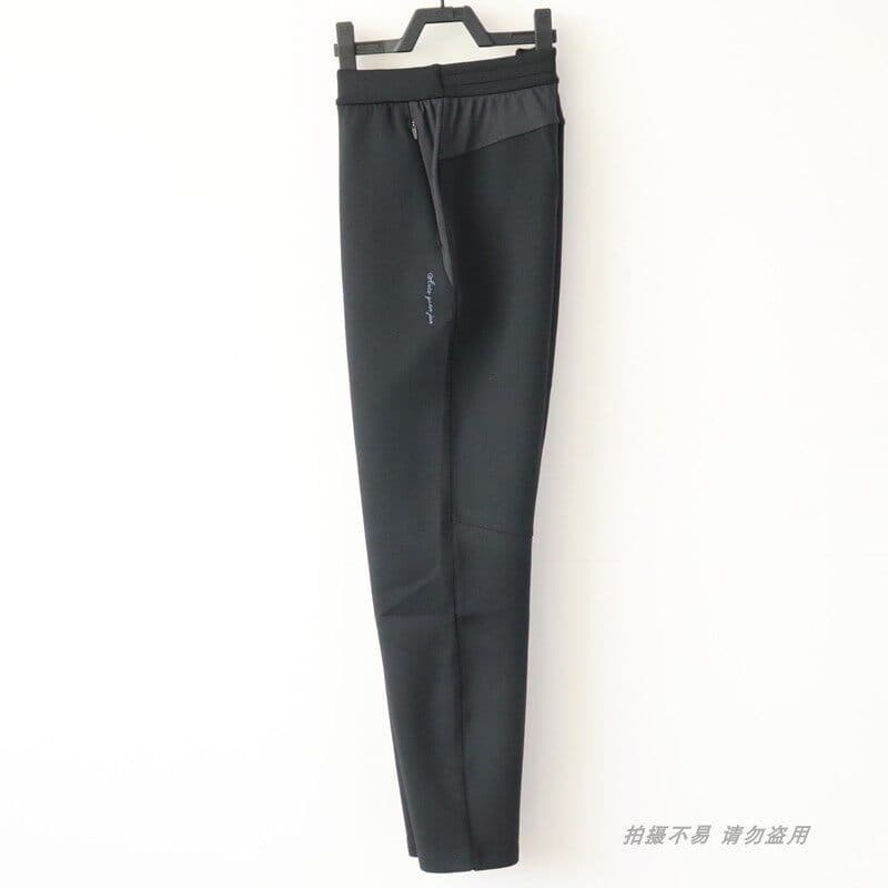 Anta Calças femininas de malha outono inverno macio Commuter Casual respirável calças esportivas de malha reta162440301