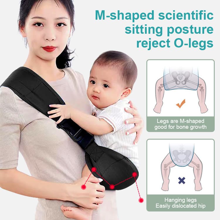 [Reduz Fadiga nos Braços] Baby Sling Carrier / Front Carry Baby Carrier / Lightweight Infant Sling / Canguru Infantil