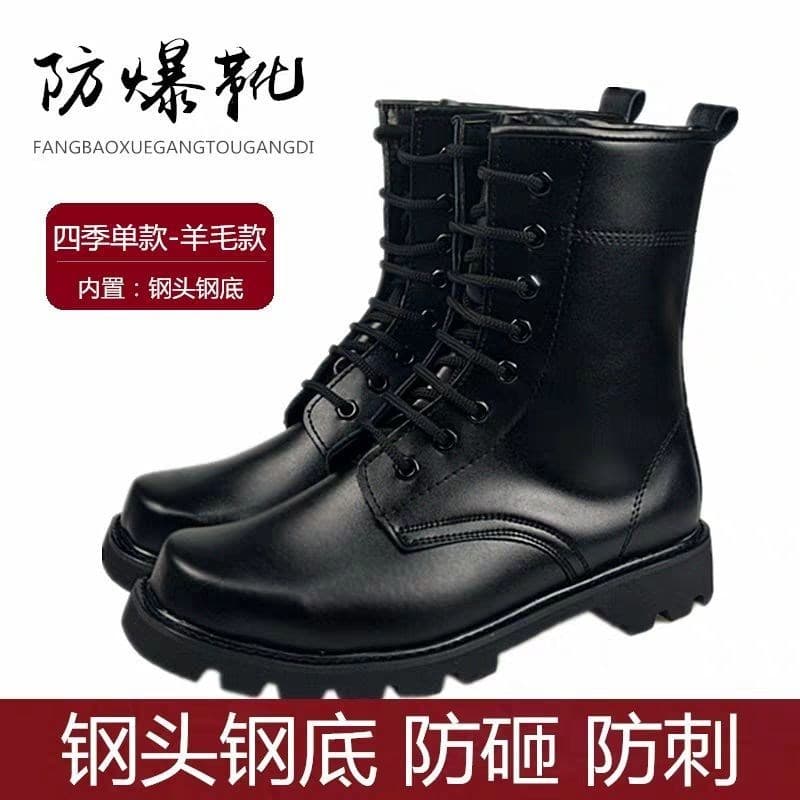 Botas de combate sapatos de cano alto Martin botas masculinas botas quentes de lã