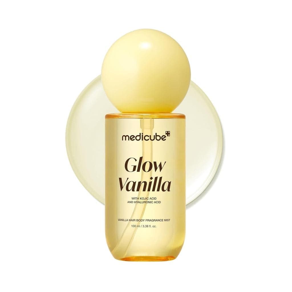 Medicube Glow Vanilla Névoa Perfumada para Cabelo e Corpo |   Nebulizador de Perfume Cremoso de Baunilha com Musk, Niaci