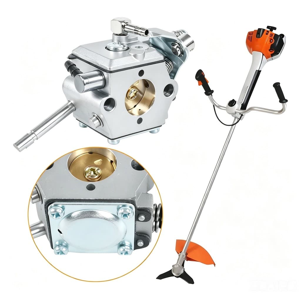 Carburador Completo Roçadeira Compatível com Stihl FS160 FS220 FS280 FS290 FR 220 Tipo Zama C1S-S3H