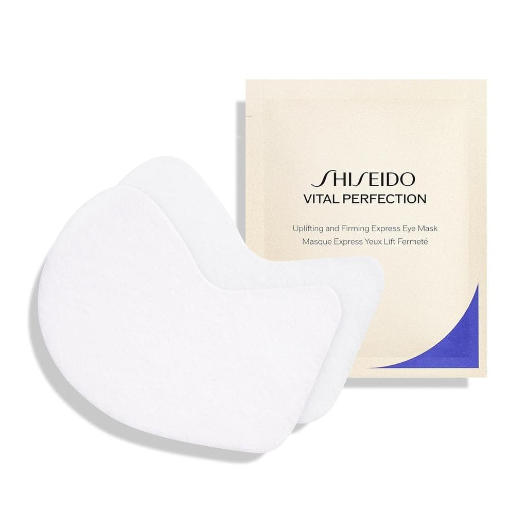 Shiseido Vital Perfection Máscara Expressa para Olhos com Efeito Lifting e Firmador - Máscara para a Área dos Olhos com