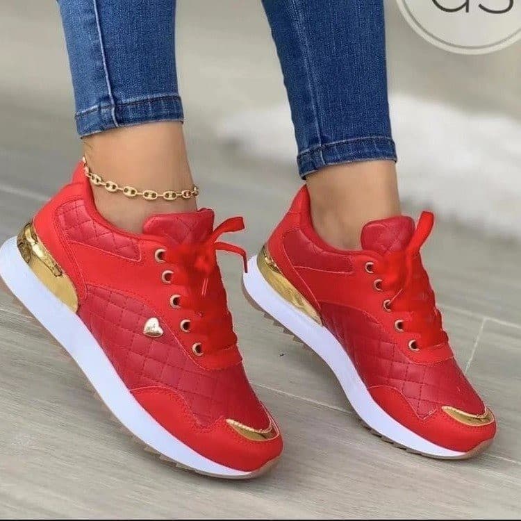 2026 novo estilo tamanho grande sapatos esportivos femininos primavera outono respirável cor combinando Casual tênis de