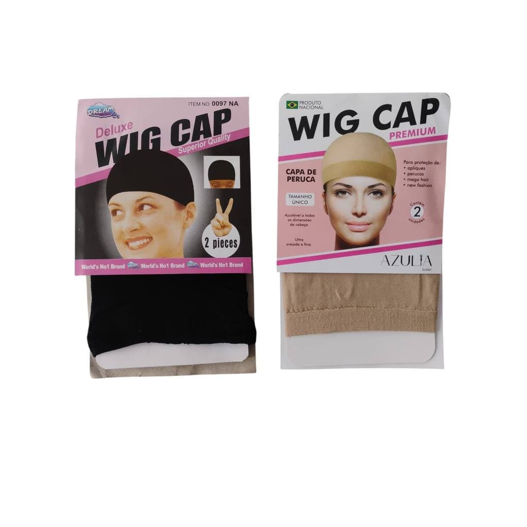 2 Toucas Nero Anti Frizz Wig Cap Para Dormir Peruca e Lace Front