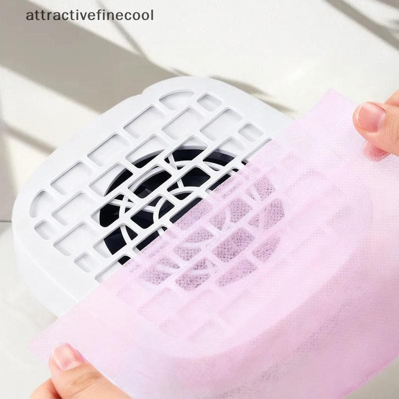 100 Folhas Coletor De Pó De Unha Filtro De Papel Algodão Substituir Vácuo De Unhas Tecidos Não Acessórios De Manicure