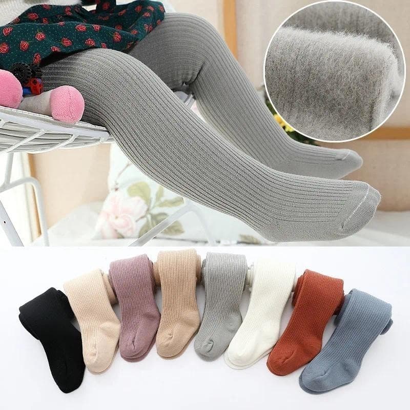 New Thicken Girls Tights for Winter Autumn 1 Pcs Warm Baby Girls Clothing Children Stockings 0-6 Years Old Solid Kids Pa