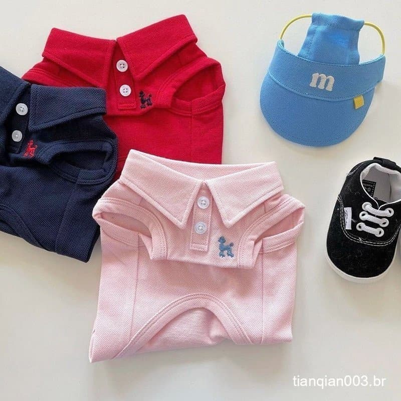 Camisas Polo para Cães, Roupas para Cães e Gatos Shih Tzu HDAF
