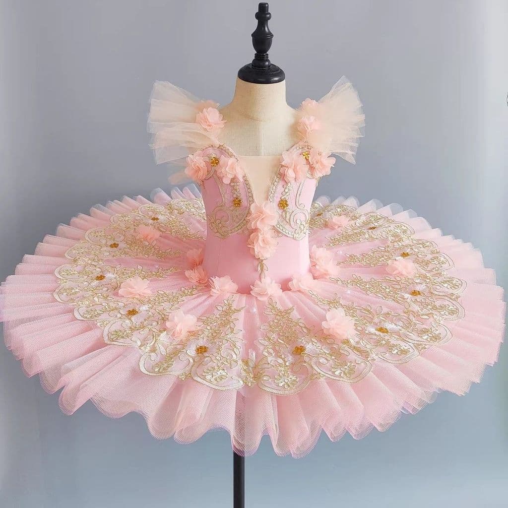 Crianças Ballet meninas traje gaze saia profissional traje desempenho tutu fofo pequeno cisne dança20260714