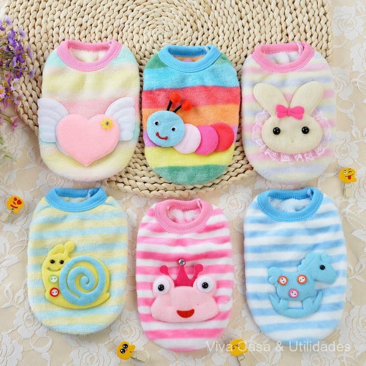 ⭐ Roupas para filhotes, roupas para cães Teddy Deer, mini roupas, roupas fofas para animais de estimação, roupas de tama