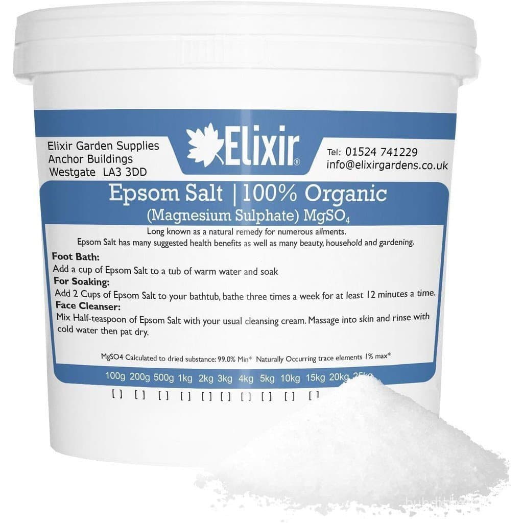 Elekser Garden Organic FCC Epson Sais de Banho |       Barril/Recipiente de 10 kg |       Sulfato de magnésio 4P0L JCJX