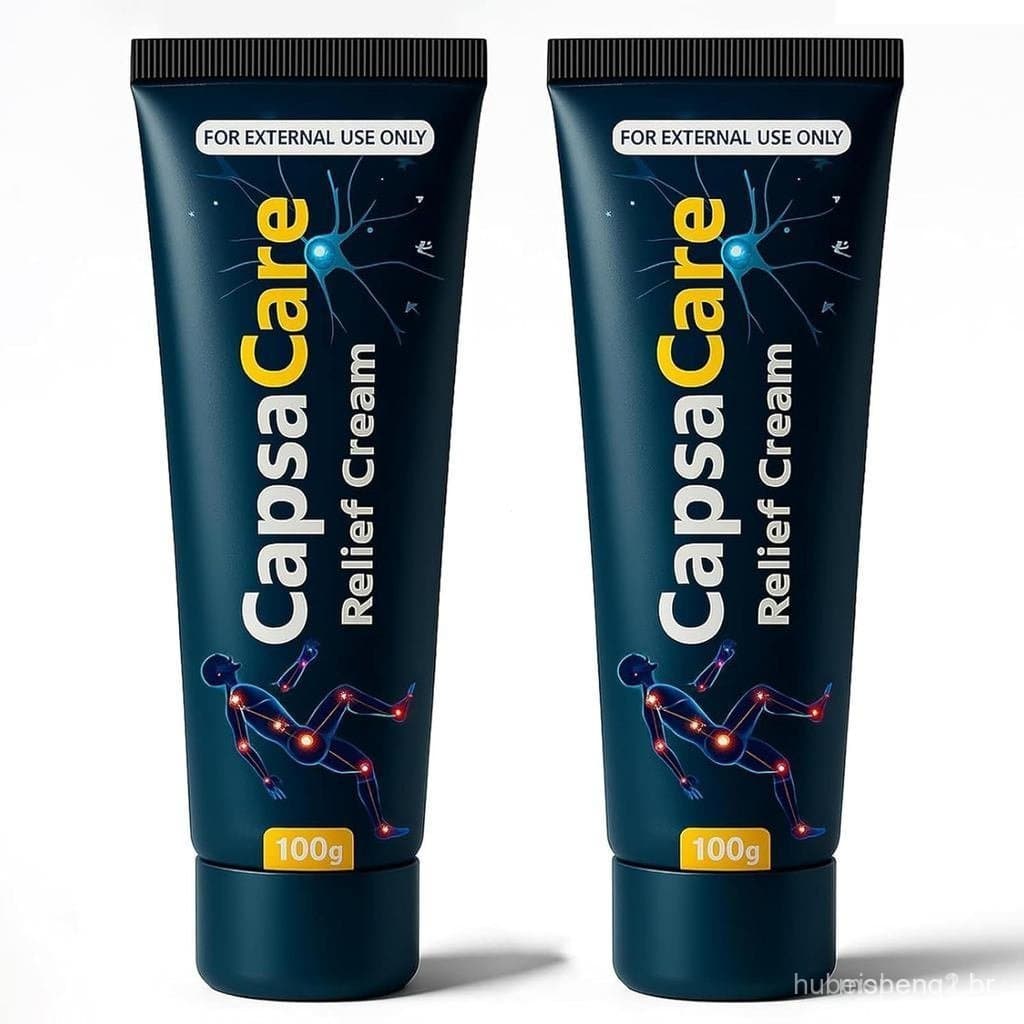 Creme CapsaCare para alívio da neuropatia, adequado para pés, mãos, pernas, articulações, cintura e músculos, creme para