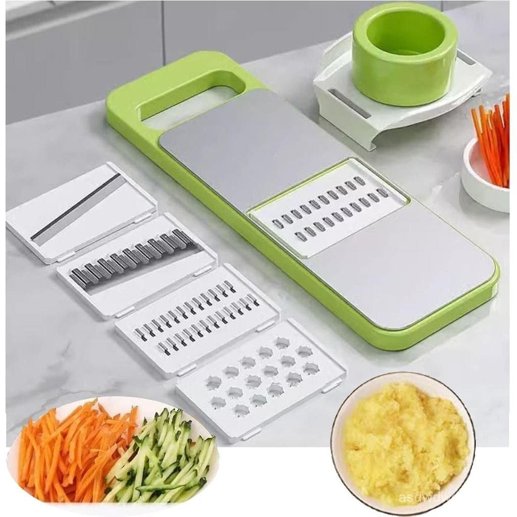 Cortador de legumes multifuncional 5 em 1 para cozinha, fatiador de legumes com múltiplas lâminas, cortador de batatas f