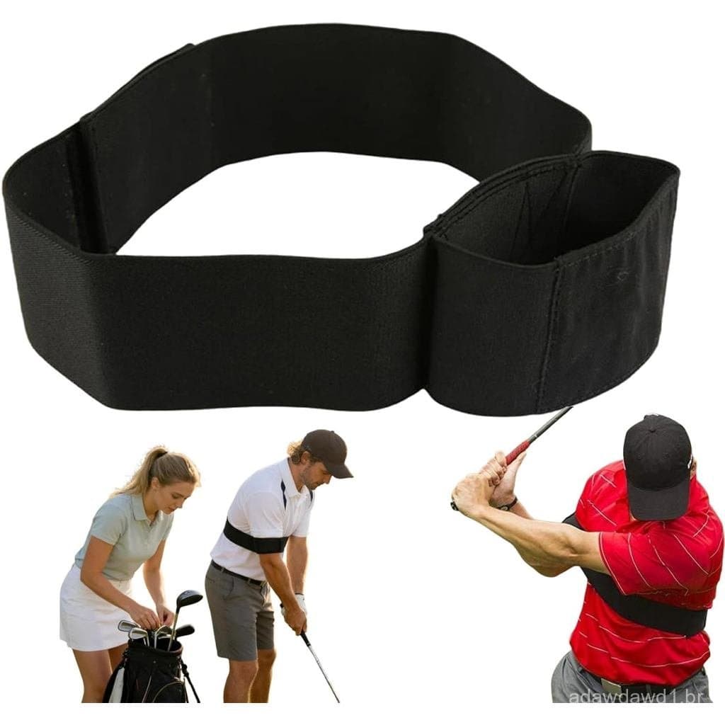 TRSSliderAuxiliarDeTreinamentoDeGolfe - FaixaDeBraçoAjustávelParaCorreçãoDeSwingEConexão&Estabilidade - TreinadorDeSwing
