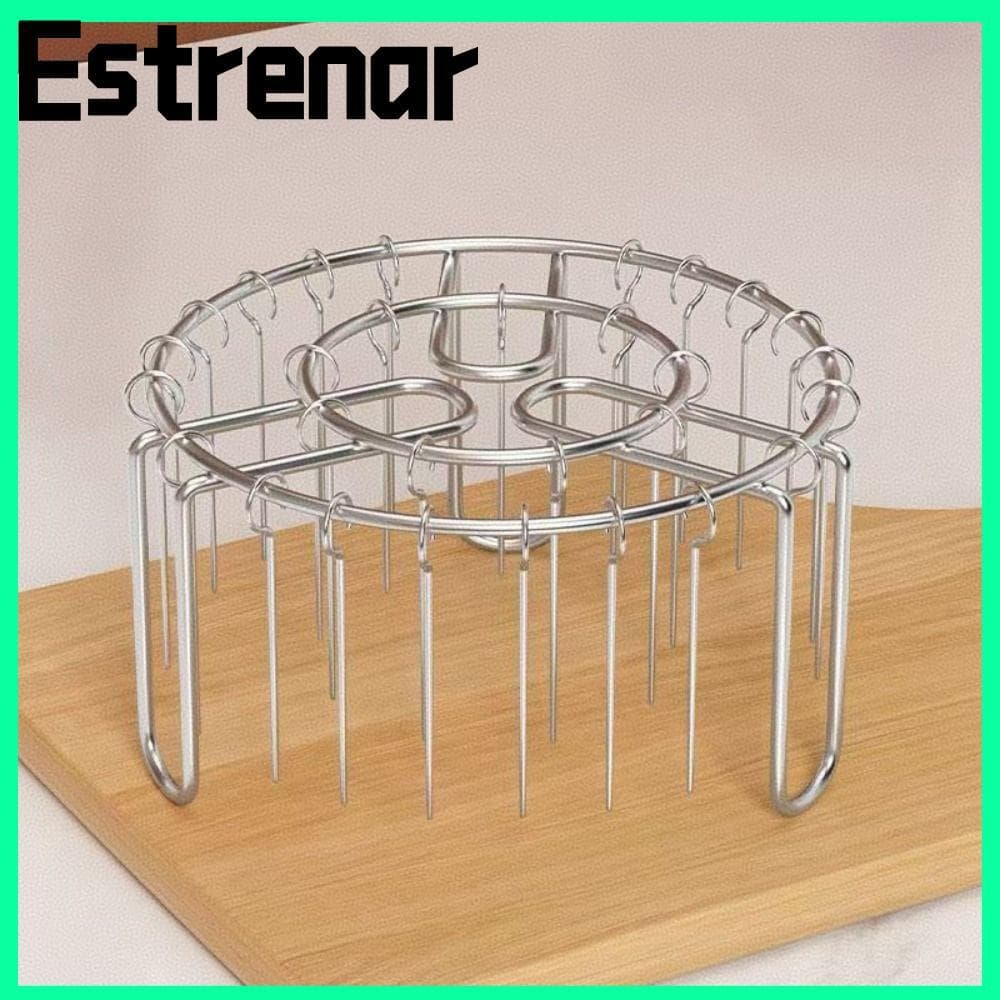 Suporte Para Espeto ESTRENAR , Grelha Vertical De Aço Inoxidável De Cordas , Removível