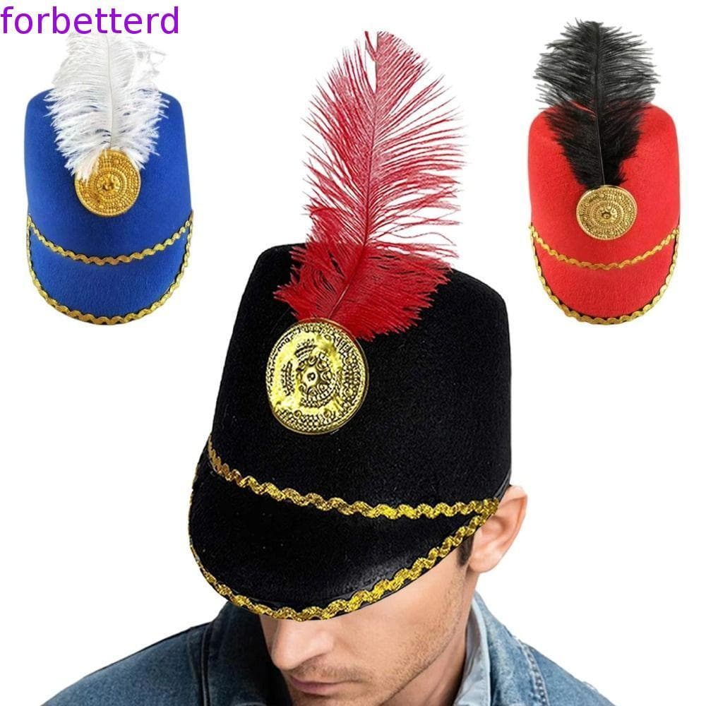Chapéu Uniforme FORBETTERD , Vestir-Se Com De Banda De Marcha De Desfile , Principal De Tambor De Dramatização De Proteç