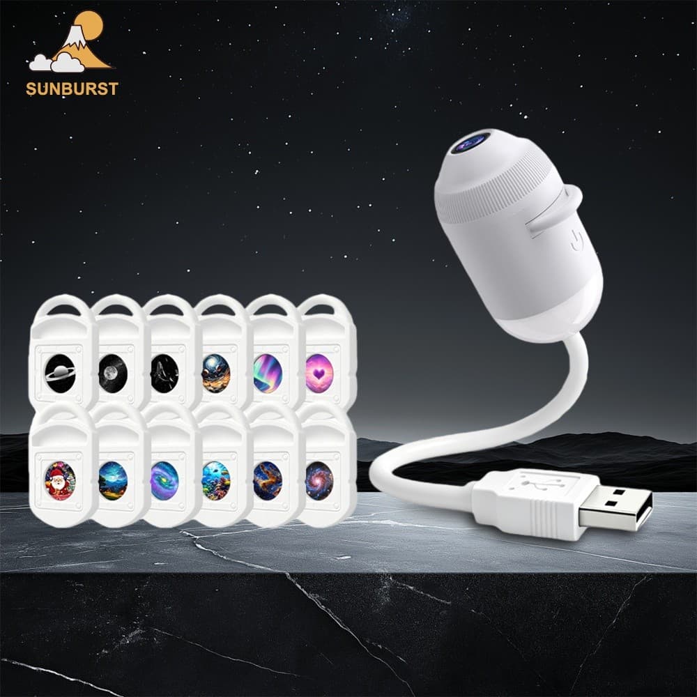[Sunburst1 . br] Luz Ambiente De Céu Estrelado Alimentada Por USB Para Adultos E Crianças Decoração De Quarto De Carro