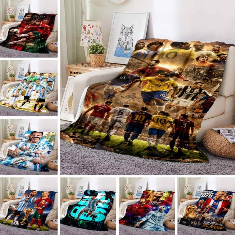 Cobertor De Lã De Flanela De Vários Tamanhos Soft Quente Para Sofá-Cama , Cadeira , Cochilo De Escritório
