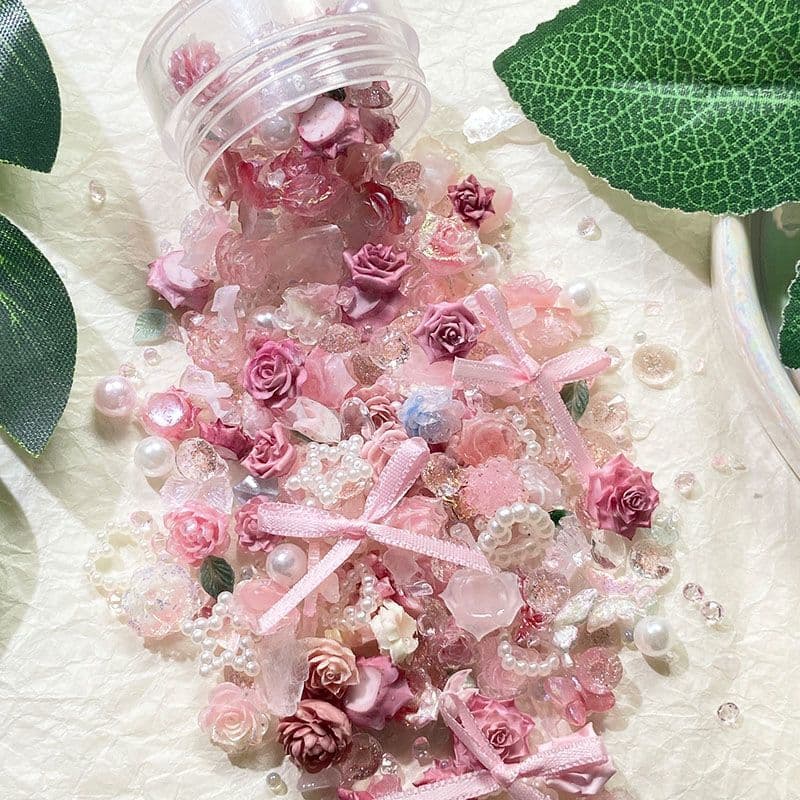 Materiais De Tijolos DIY Estilo Super Fada , Pedras Trituradas Irregulares Cristalinas Para Unhas Vestíveis E Acessórios
