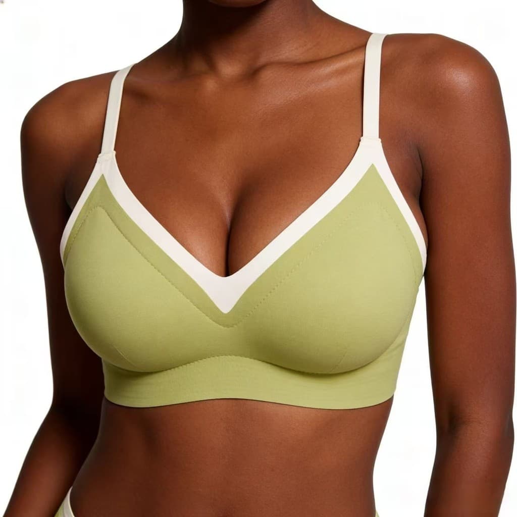 Sutiã plus size sem aro, estilo europeu, realça a linha do busto, embeleza as axilas e as costas, roupa íntima confortáv