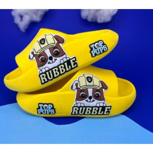 Slide Infantil Macio Elegante Confortável Facil de Limpar Chinelo Infantil Patrulha Canina