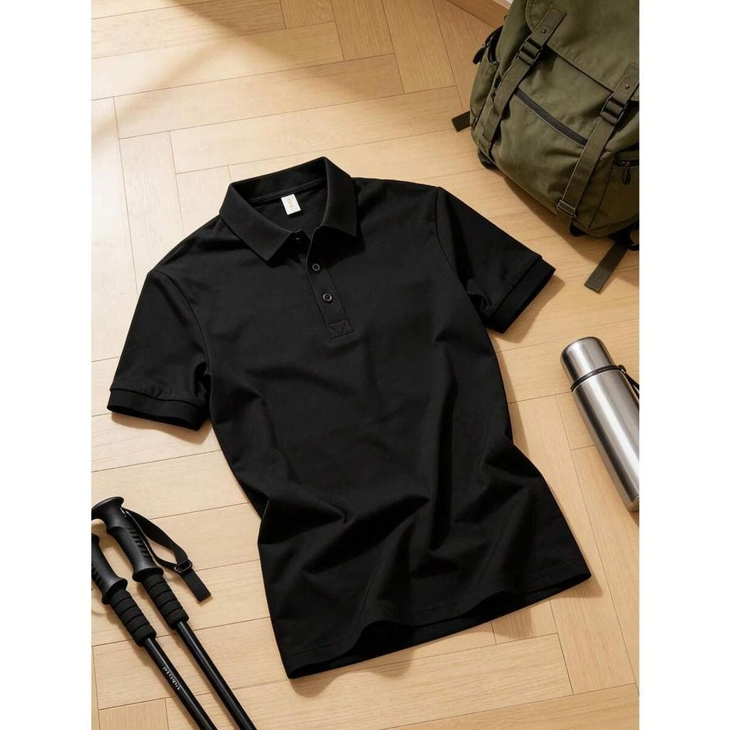 Gola Polo Casual e Elegante para Homens no Verão, Adequada para Esportes, Atividades ao Ar Livre, Ciclismo, Caminhada, E