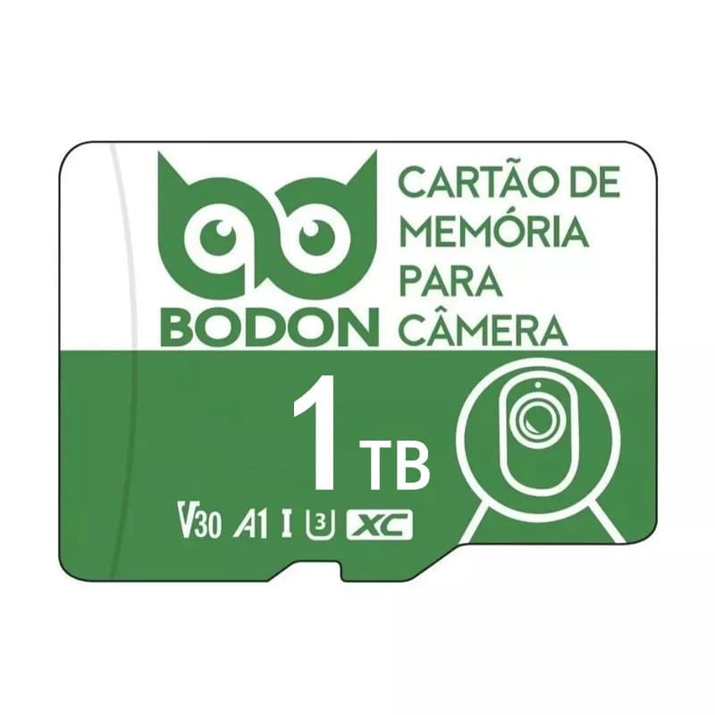 Novo Cartão micro SD BODON Green Super 64GB 128GB 256GB 1TB Vigilância DashCam