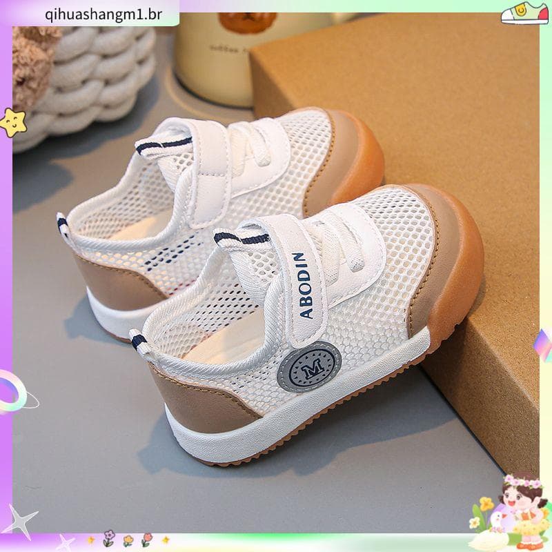 Verão crianças sapatos de rede única net infantil bebê criança sapatos meninos respirável oco leve verão meninas sapatos