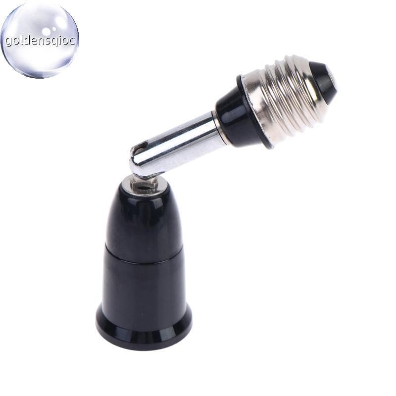 Adaptador De Extensão De Suporte De Lâmpada Dourado E27 Para E27 , 1 Peça , Luz Flexível , Sem Necessidade De Fiação Arm