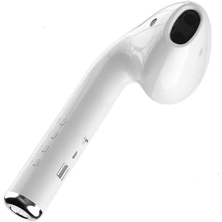 Caixa de Som Bluetooth em Forma de Fone de Ouvido Gigante, Alto-falante XXL com 100W de Graves Potentes, 360 °   Luzes R