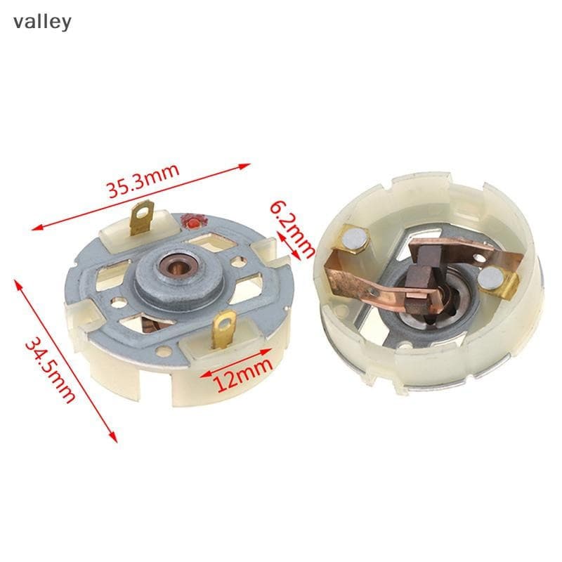 [VLY] 2 Peças Novo Suporte De Escova De Carbono Para Motor De Furadeira Elétrica RS 550 [BR]