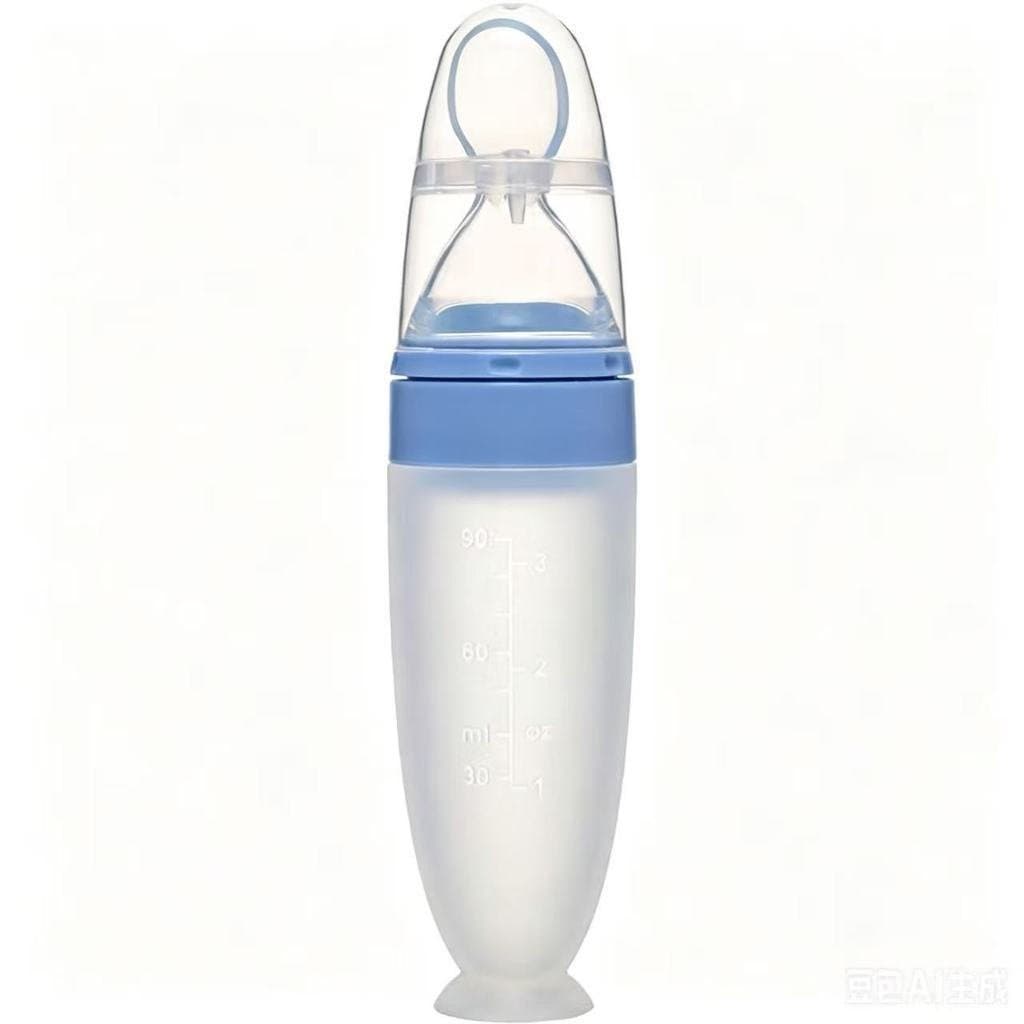 Colher Dosadora de Silicone com Recipiente 90ml para Bebê