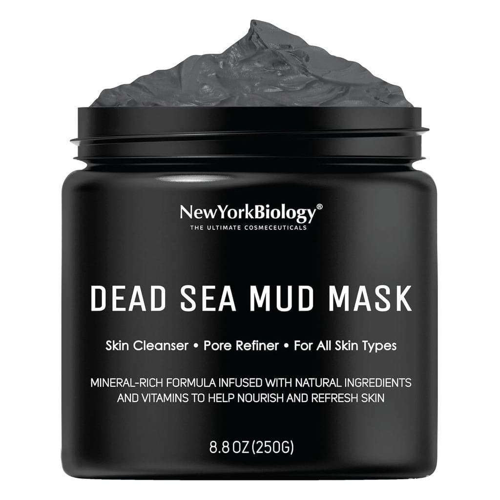 Máscara de Lama do Mar Morto de Nova York para Rosto e Corpo | Refinador de Poros SpaQuality para Pele Oleosa | Cuidado