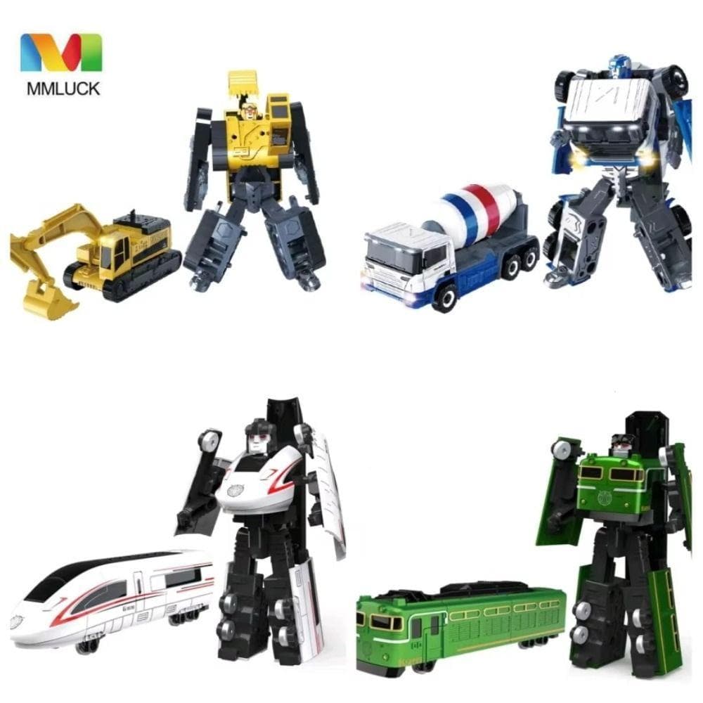 Trem Robô De Deformação DARBY , Brinquedo Transformação De Ferroviário De Escavadeira ,