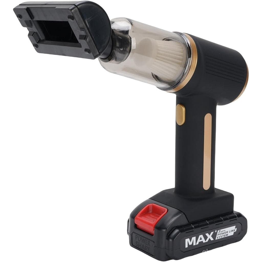 Aspirador de Pó Portátil para Carro 60W com Bateria de Longa Duração para Limpeza Versátil WICH